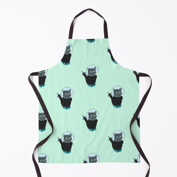 Item preview, Space cat (black fur) designed and sold by ikigaiartist.