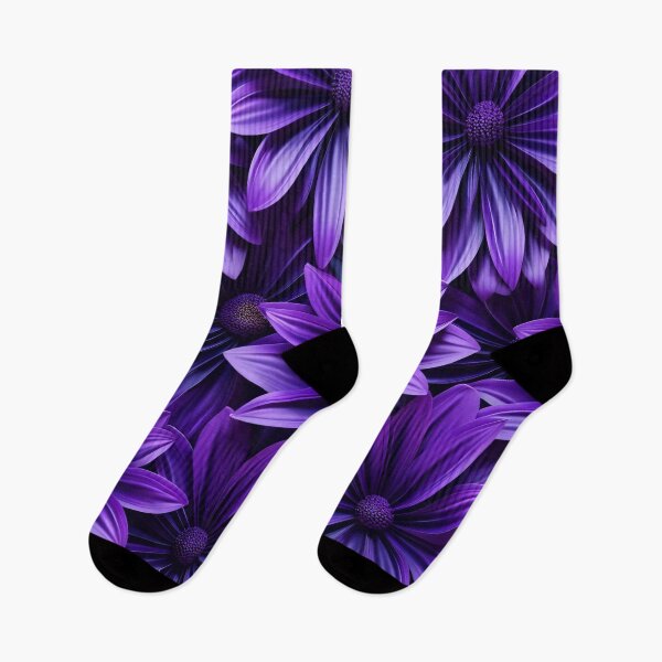 Artikelvorschau, Purple Summer Flower Pattern entworfen und verkauft von TheArtOfPat.
