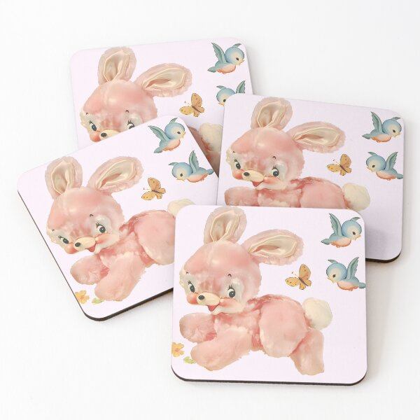 Item preview, Vintage Retro Kawaii Kitsch Baby Bunny Rabbit Easter Spring Meyercord Animal designed and sold by knickeryknackry.