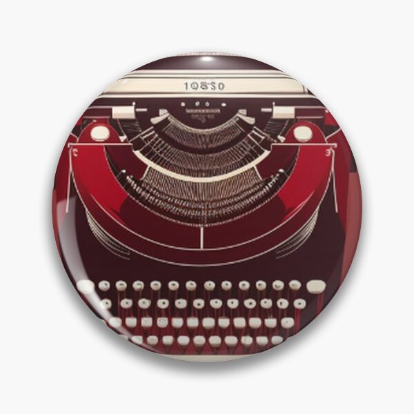 Item preview, Classic Vintage Retro Red Typewriter designed and sold by TheDarkWardrobe.