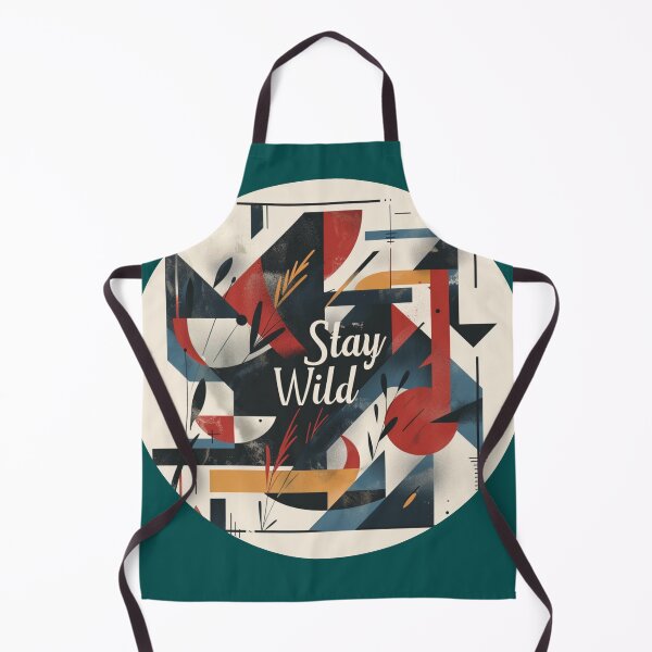 Item preview, Contemporary Expression: 'Stay Wild' Geometry" designed and sold by Ace Apparel Attire.