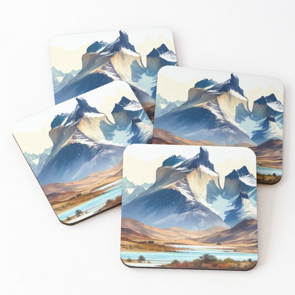 Item preview, Mountain Landscape in Watercolor designed and sold by Luvibes.