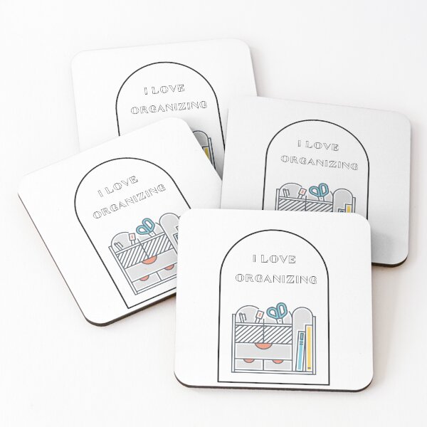 Item preview, I love organizing sticker designed and sold by jckali.