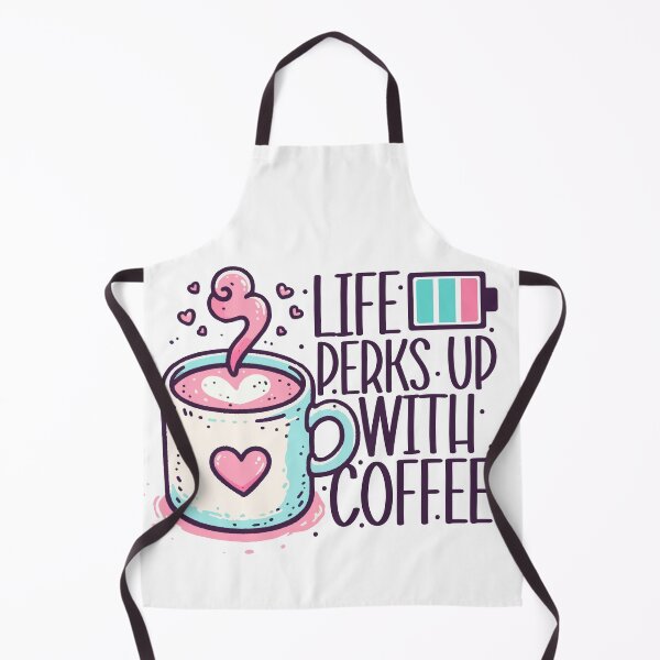 Item preview, Life Perks Up with Coffee designed and sold by RuggedCocoShop.