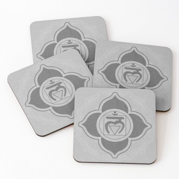 Item preview, Root Chakra Mandala - Fog + Slate designed and sold by Irene Estelle.