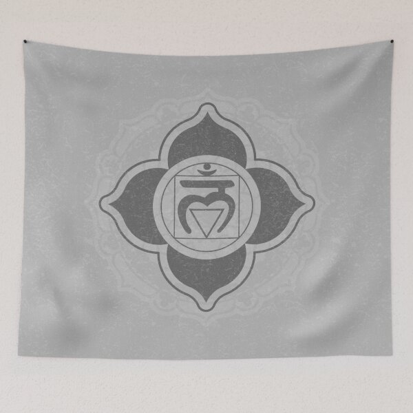 Item preview, Root Chakra Mandala - Fog + Slate designed and sold by Irene Estelle.