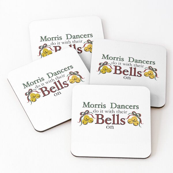 Item preview, Morris Dancers do it with their bells on - Green and Red designed and sold by FairhavenMorris.