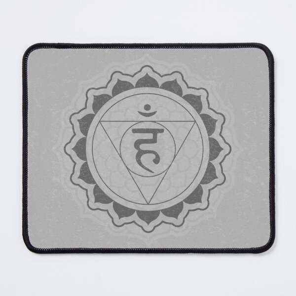 Item preview, Throat Chakra Mandala - Fog + Slate designed and sold by Irene Estelle.