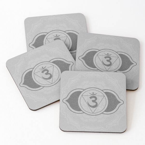 Item preview, Third Eye Chakra Mandala - Fog + Slate designed and sold by Irene Estelle.