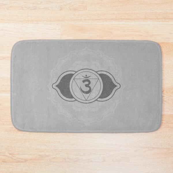 Item preview, Third Eye Chakra Mandala - Fog + Slate designed and sold by Irene Estelle.