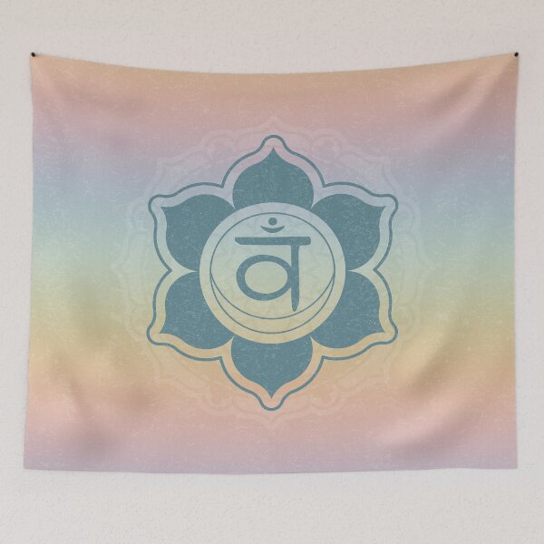 Item preview, Sacral Chakra Mandala - Rainbow Sorbet + Peacock designed and sold by Irene Estelle.