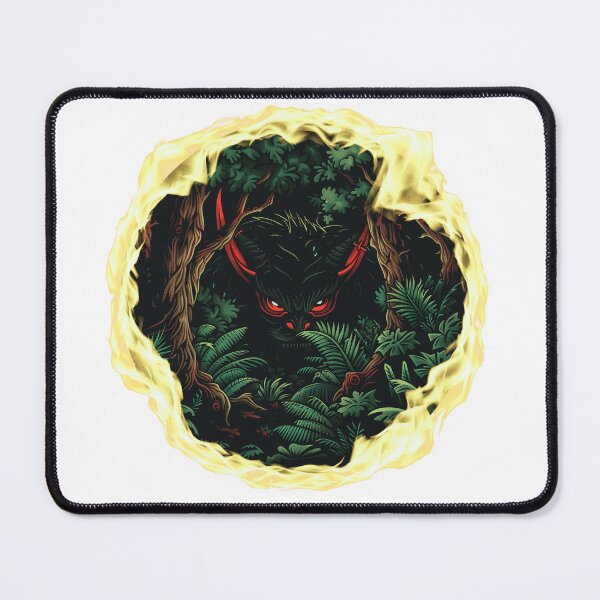 Item preview, a cartoon evil hiding in the dark forest designed and sold by DigiArtNDesign.
