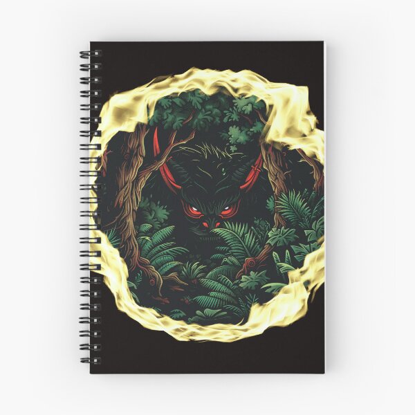 Item preview, a cartoon evil hiding in the dark forest designed and sold by DigiArtNDesign.