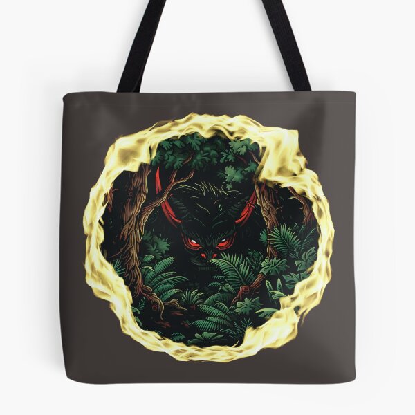 Item preview, a cartoon evil hiding in the dark forest designed and sold by DigiArtNDesign.