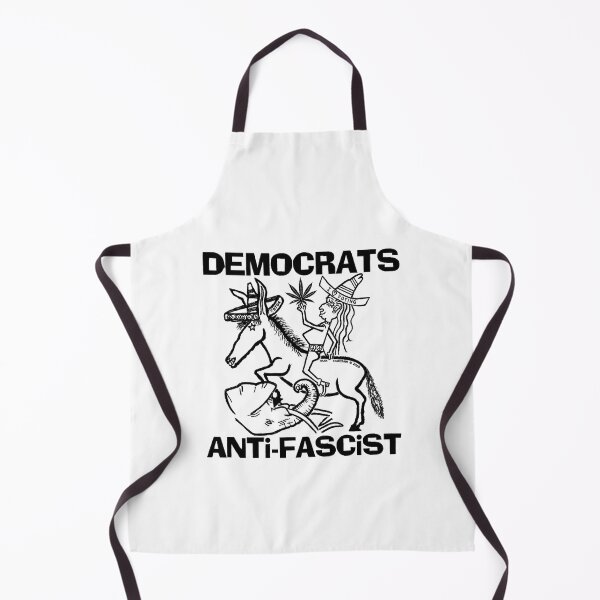 Item preview, DEMOCRATS ~ ANTI-FASCIST ~ DONKEY TRAMPLING ELEPHANT ~ (V-6-89) designed and sold by RodeoMalibu.