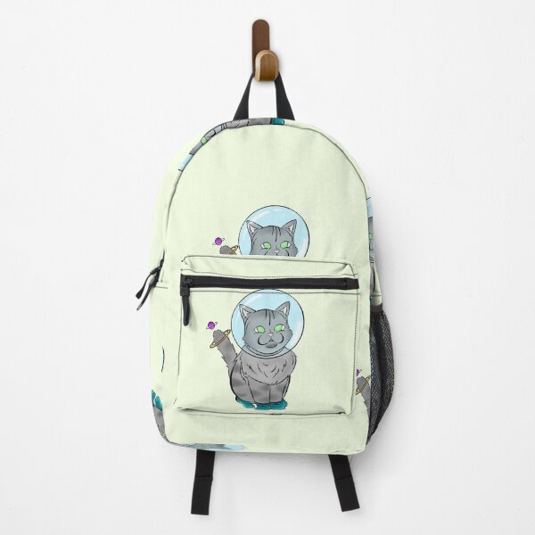 Item preview, Space cat (gray tabby) designed and sold by ikigaiartist.