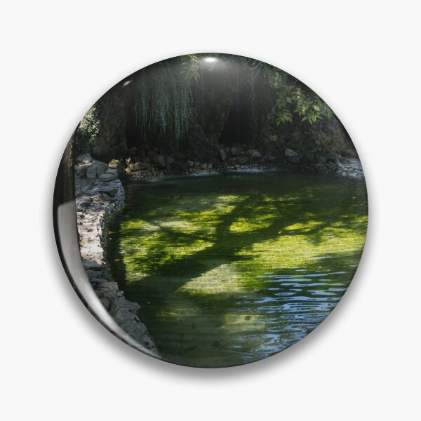 Item preview, Summery Garden Oasis with Pond and Cave designed and sold by Georgia Mizuleva.