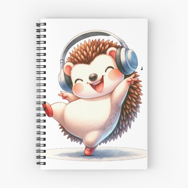 Item preview, Cute hedgehog dancing! designed and sold by fribabywonder.