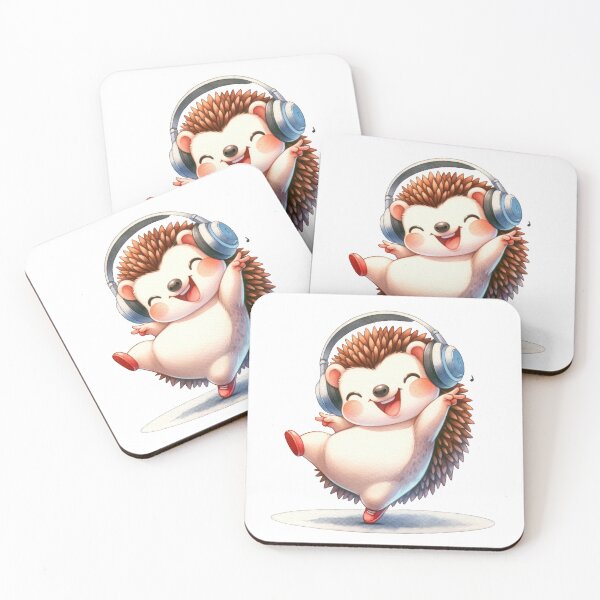 Item preview, Cute hedgehog dancing! designed and sold by fribabywonder.