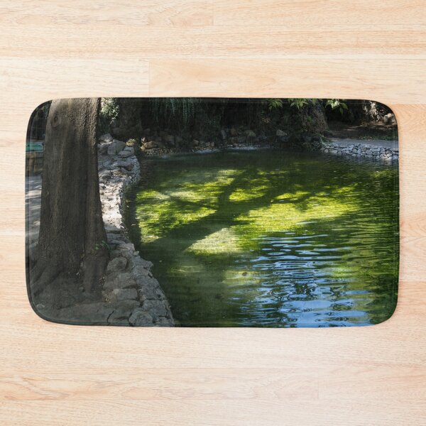 Item preview, Summery Garden Oasis with Pond and Cave designed and sold by Georgia Mizuleva.