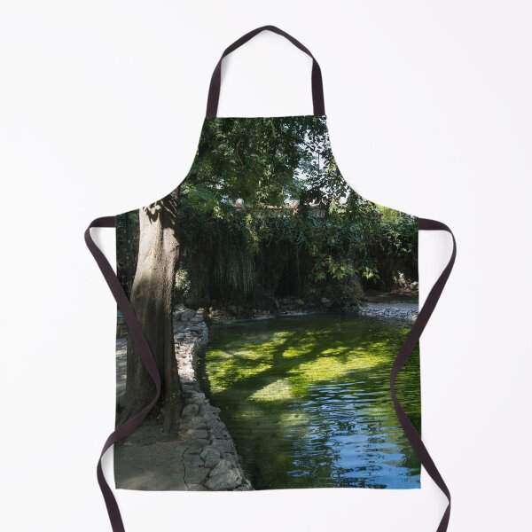 Item preview, Summery Garden Oasis with Pond and Cave designed and sold by Georgia Mizuleva.