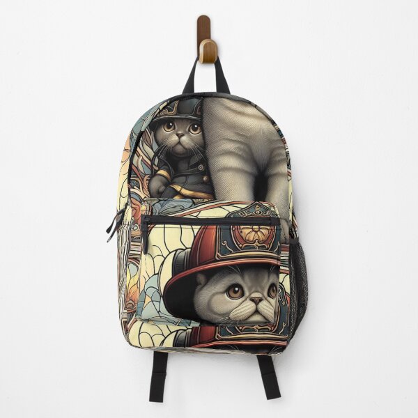 Item preview, Exotic Short Hair Kitty Firefighter designed and sold by Nonshape.