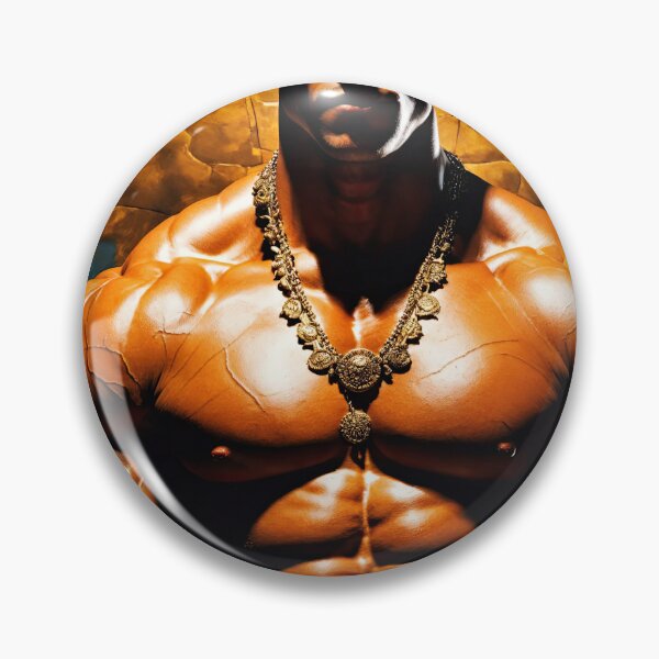 Artikelvorschau, Bodybuilder mit Bling Bling entworfen und verkauft von ChanningsPinups.