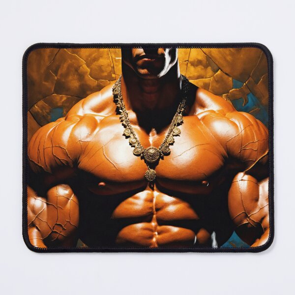 Item preview, Bodybuilder with Bling Bling designed and sold by ChanningsPinups.