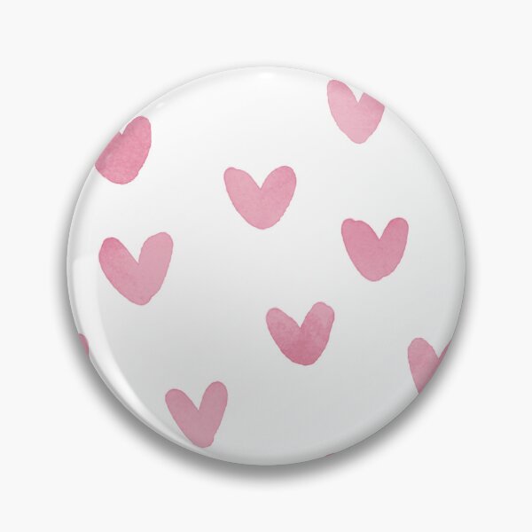 Item preview, Rose Pink Love Hearts Watercolor Seamless Pattern designed and sold by owliedesign.