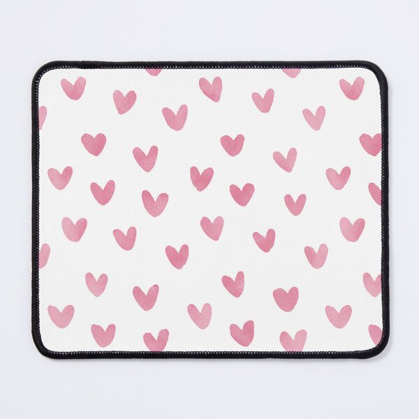 Item preview, Rose Pink Love Hearts Watercolor Seamless Pattern designed and sold by owliedesign.