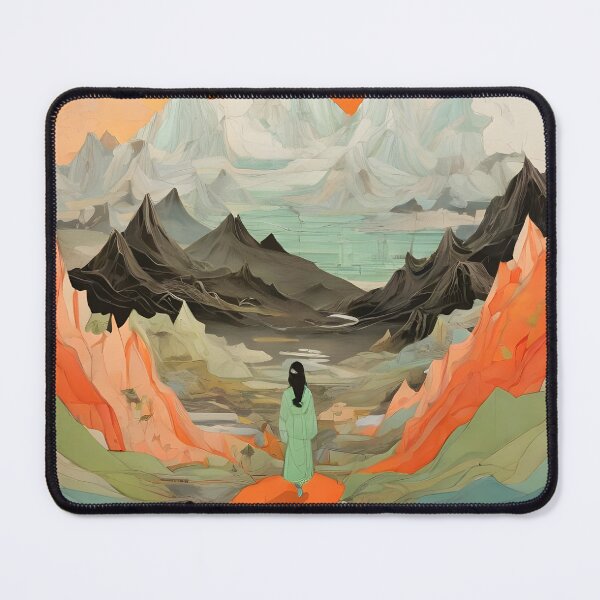 Item preview, Pictorial Fabric Mountain designed and sold by WANBASTEN.