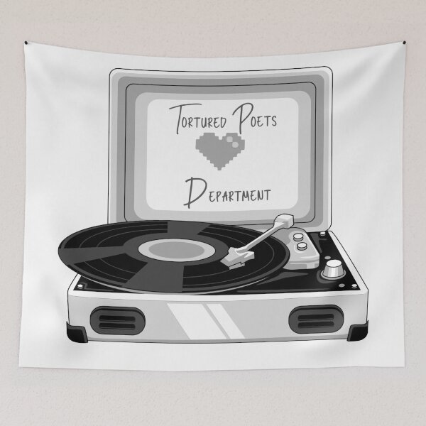 Item preview, Tortured Poets Department Record Player designed and sold by broadwaygirl142.