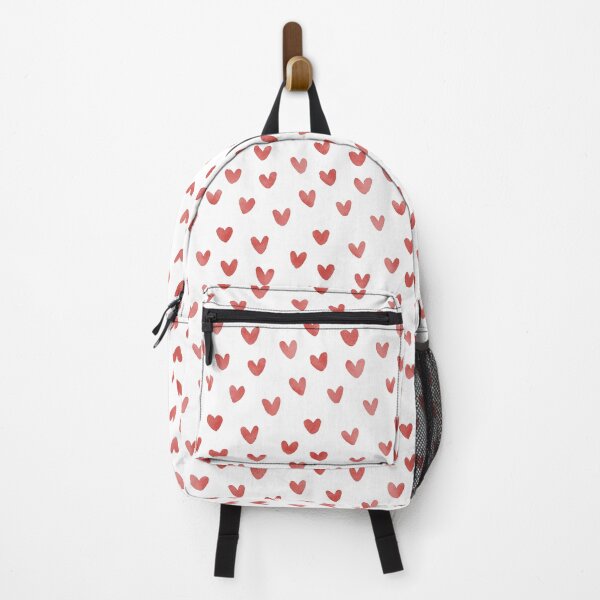 Item preview, Red Love Hearts Watercolor Seamless Pattern designed and sold by owliedesign.