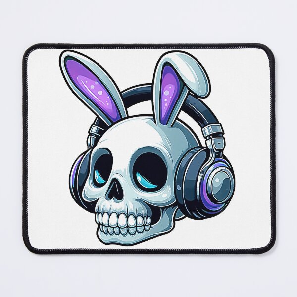 Item preview, Skull Easter Panda Bunny Rabbit Rock Roll Cartoon Style designed and sold by Horizon Cartoon.
