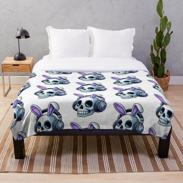 Item preview, Skull Easter Panda Bunny Rabbit Rock Roll Cartoon Style designed and sold by Horizon Cartoon.