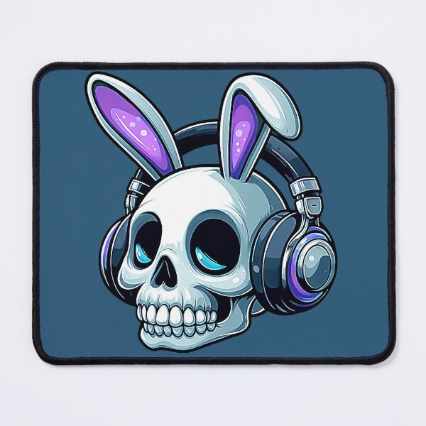 Item preview, Skull Easter Panda Bunny Rabbit Rock Roll Cartoon Style designed and sold by Horizon Cartoon.