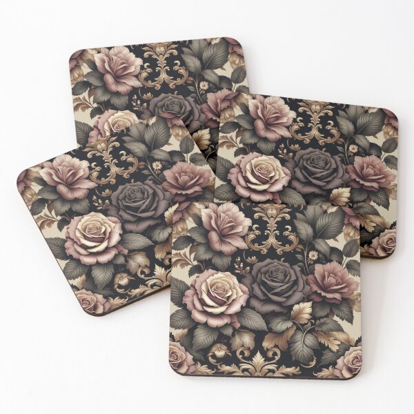 Item preview, Dusty Mauve Damask Roses designed and sold by DesignsByPrnces.