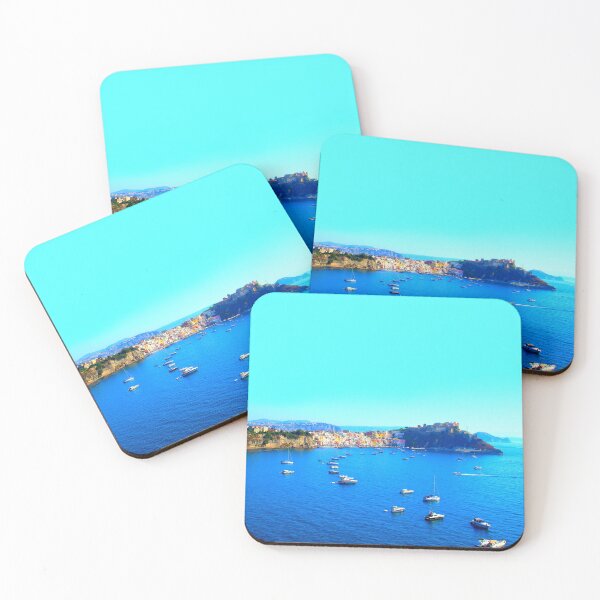 Item preview, Vista from Isola di Procida at Marina di Corricella designed and sold by Kristina Drozd.
