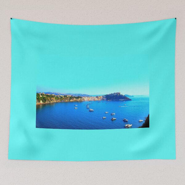 Item preview, Vista from Isola di Procida at Marina di Corricella designed and sold by Kristina Drozd.