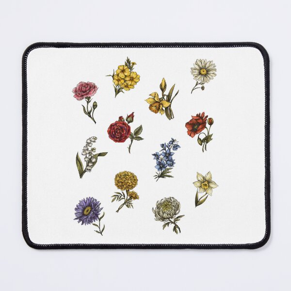 Item preview, 12 Birth Month Flowers designed and sold by patternjp.