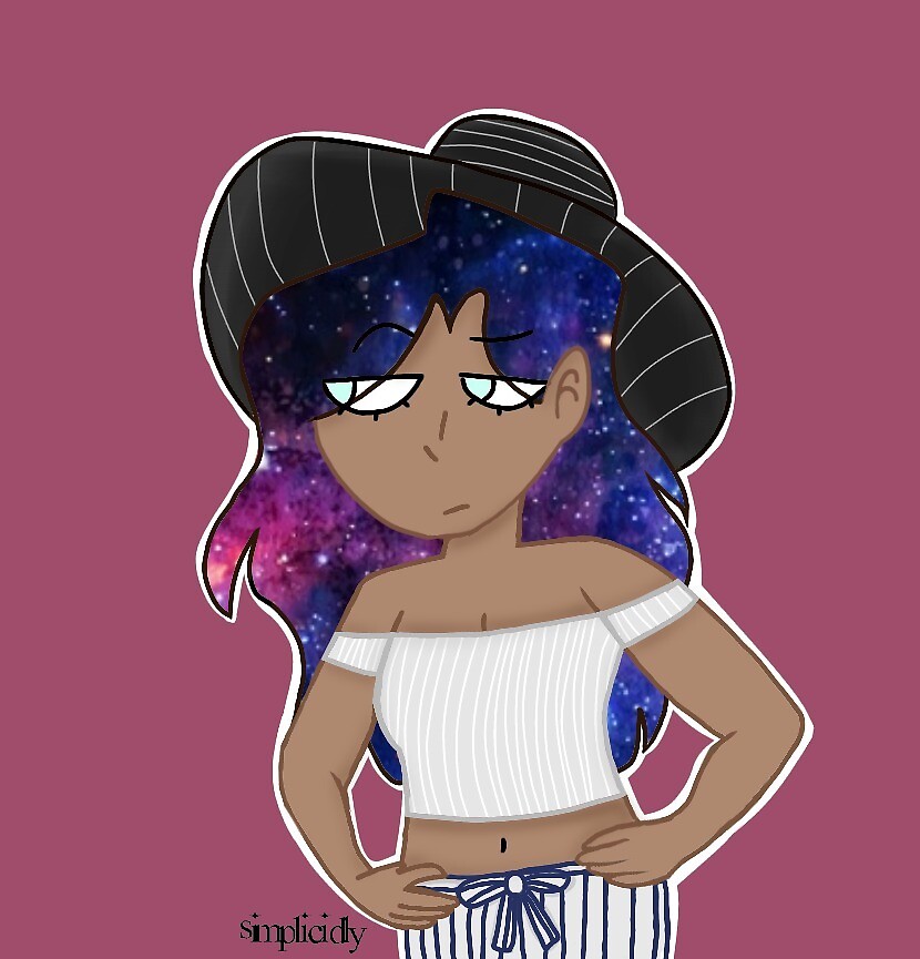 Roblox Oc Drawing By Rcrity Redbubble - girl my roblox character