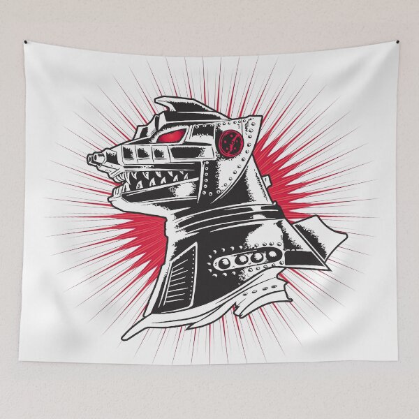 Item preview, Mechagodzilla with Sun - Black Background designed and sold by ONI-Creative.