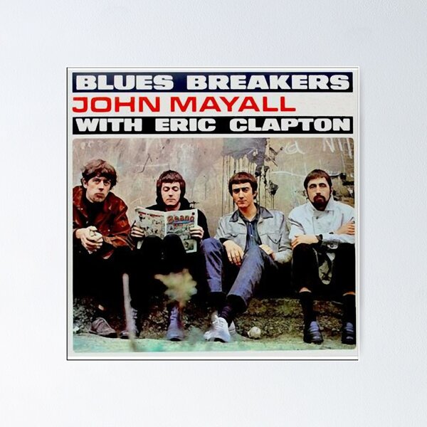 Artikel-Vorschau von Blues Breaker John Mayall mit Eric Clapton, designt und verkauft von TamikaBuckner.