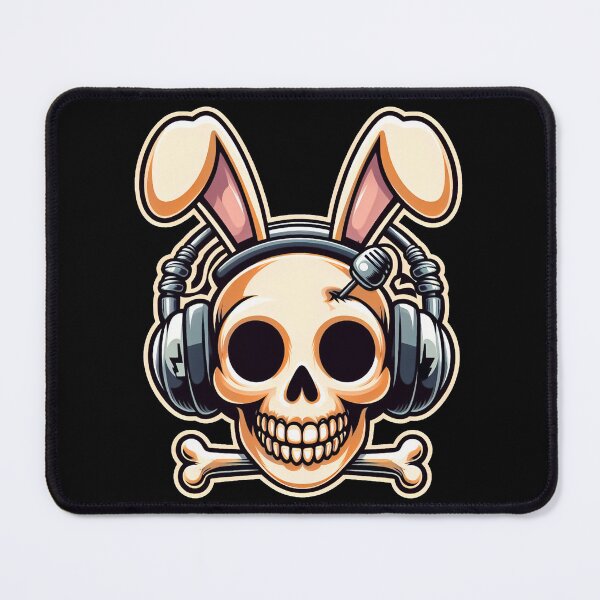 Item preview, Skull Easter Panda Bunny Rabbit Rock Roll Cartoon Style designed and sold by Horizon Cartoon.