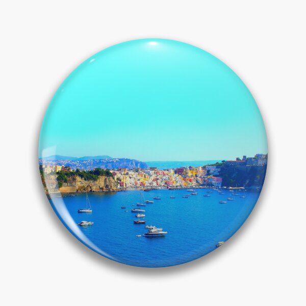 Item preview, Vista from Isola di Procida at Marina di Corricella designed and sold by Kristina Drozd.