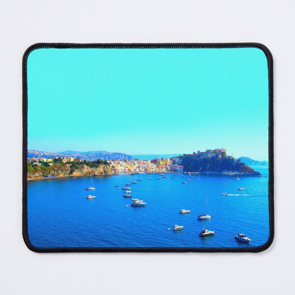 Item preview, Vista from Isola di Procida at Marina di Corricella designed and sold by Kristina Drozd.