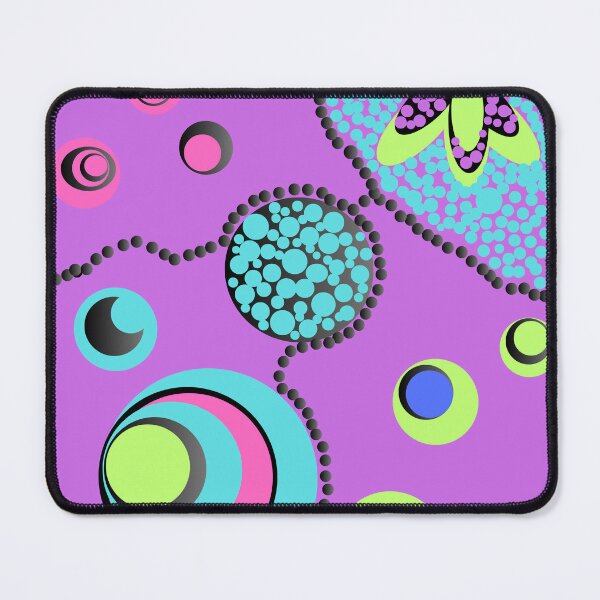 Item preview, Abstract Purple dot and circle digital art designed and sold by NingningS.