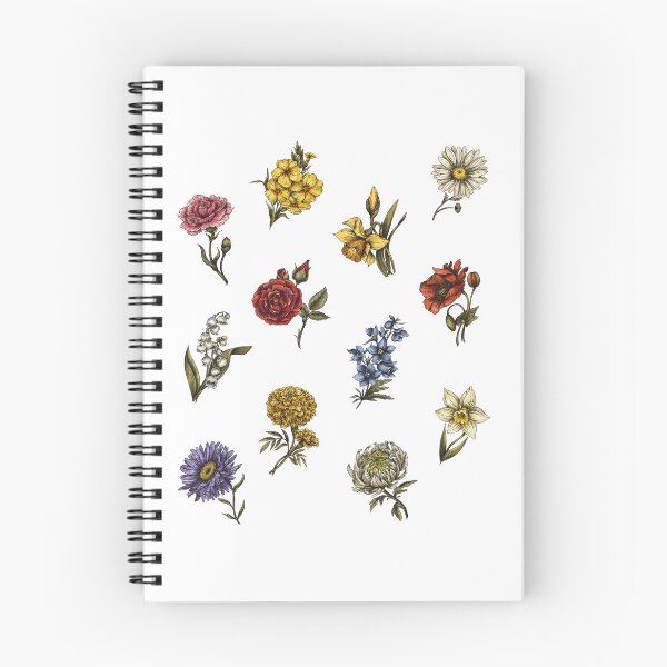 Item preview, 12 Birth Month Flowers designed and sold by patternjp.