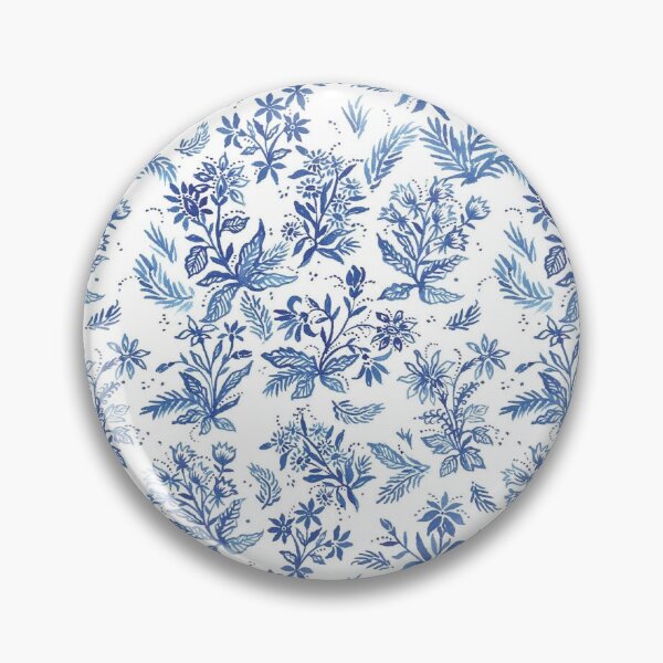 Item preview, Blue Flowers Pattern designed and sold by monica doodles.