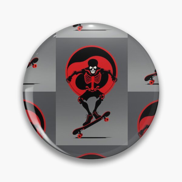 Item preview, Skeleton Riding On Skateboard designed and sold by TheDarkWardrobe.